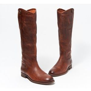 Frye Melissa Button in Cognac size 7